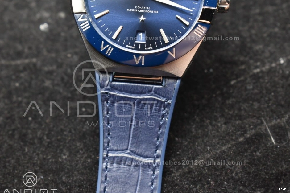 Best SS Edition VSF Dial Clone Strap A8900 on Blue Super Ceramic Gummy Blue Blue Constellation 1:1 0108